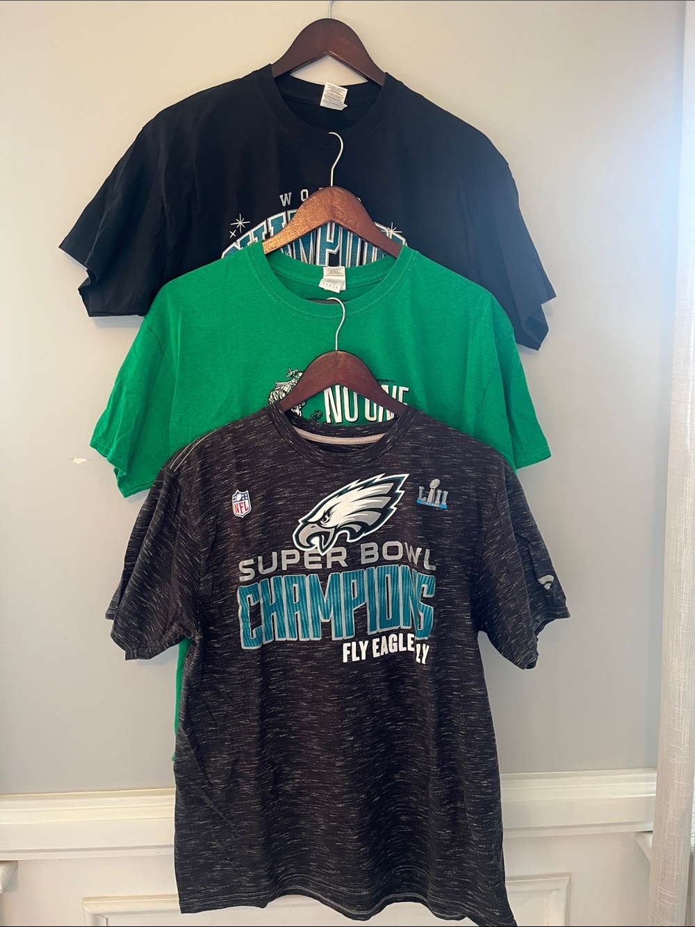 NFL Philadelphia Eagles Graphic T-Shirt Bundle (All Size Large)
